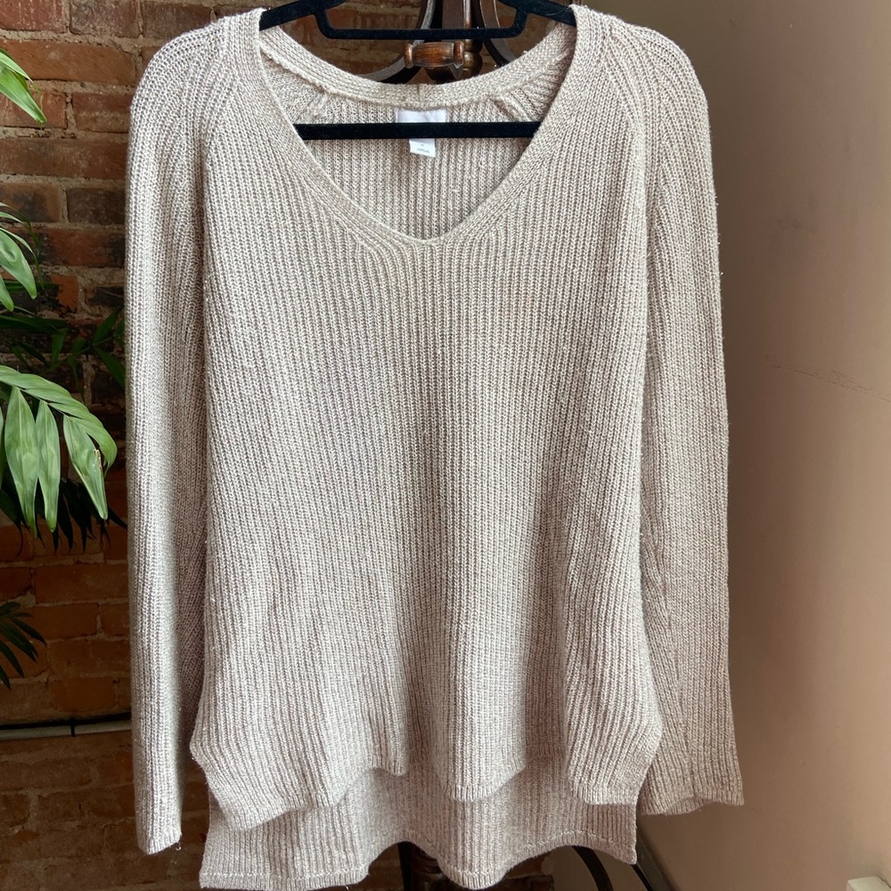 V-neck sweater